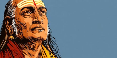 Adi Shankaracharya Illustration