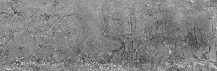 Black white texture gradient metallic wide panoramic background for web banner template page design