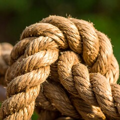 Close-up of a rope knot