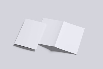 Bi Fold Mockup Blank
