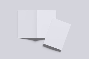 Bi Fold Mockup Blank