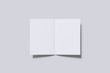 Bi Fold Mockup Blank