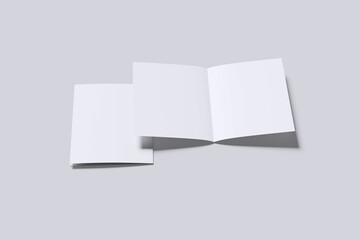 Bi Fold Mockup Blank