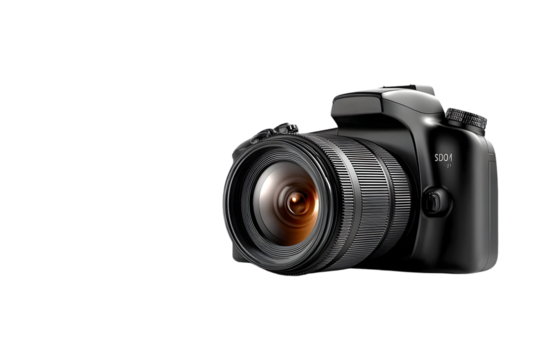 Capture professional moments with a sleek black digital camera, perfect for photographers seeking quality and style.