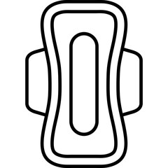 Sanitary Napkin Icon Vector Element