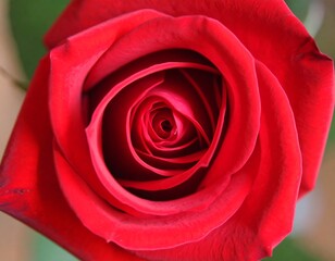 Close-up of a vibrant red rose (2)