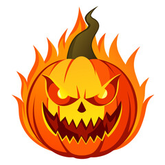 vector illustration of a fire