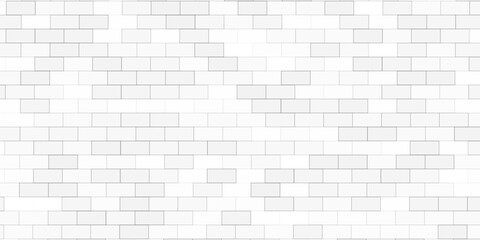 Abstract black brick wall texture pattern on white background vector illustration for modern design, digital artwork, wallpaper, backdrop and graphic decoration.