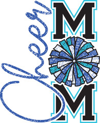 Cheer Mom SVG, Cheerleader SVG, Cheer SVG
