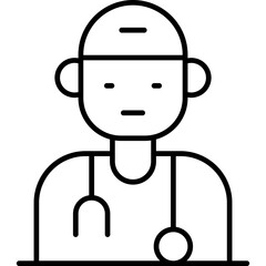 Surgeon Icon Vector Element
