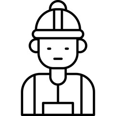 Firefighter Icon Vector Element