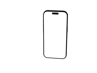 Clean vector illustration of a smartphone outline. Perfect for app icons, presentations, and more.