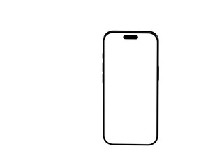 Clean vector illustration of a smartphone outline. Perfect for app icons, website design, and mobile concepts.
