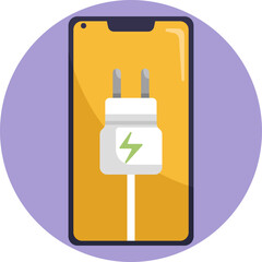 A device used to recharge a phone’s battery. © Ion