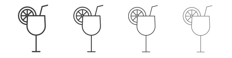 Lemonade icon symbol. Vector isolated illustration.