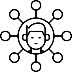 Connection Icon Vector Element