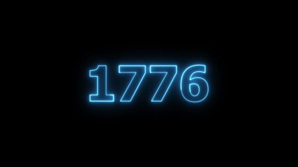 “Retro 1976 text with vintage 70s aesthetics, featuring classic neon and nostalgic vibes. Ideal for throwback designs, retro posters, or vintage-inspired video content.”