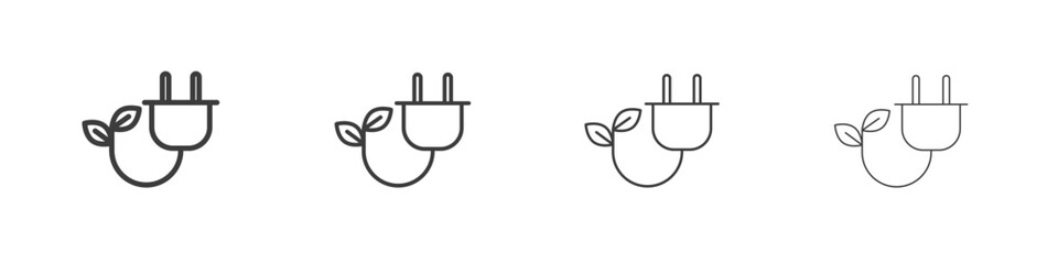 Alternative energy icon symbol. Vector isolated illustration.