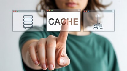 Navigating Digital Efficiency A Person's Touch on Cache Management for Optimized Performance and Data Integrity
