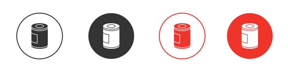 Tin can icon symbol for your website design, logo, app, UI.