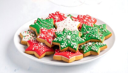Festive Christmas cookies