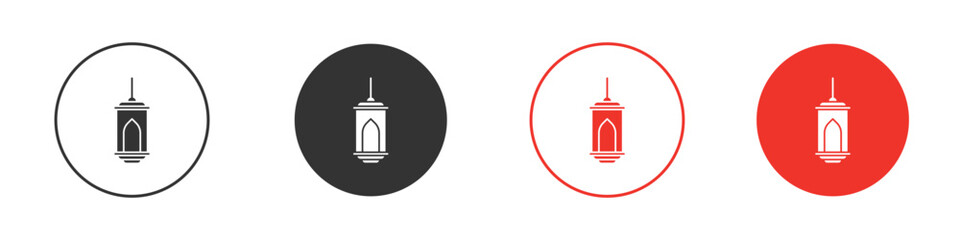 Ramadan lantern icon symbol for your website design, logo, app, UI.