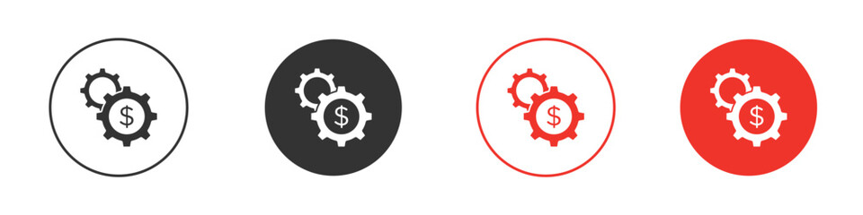 Money processes icon symbol for your website design, logo, app, UI.