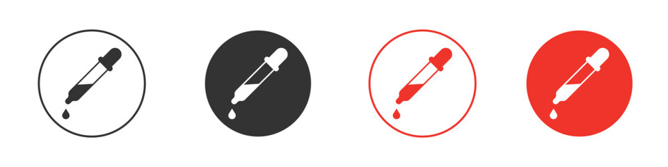 Dropper pipette icon symbol for your website design, logo, app, UI.