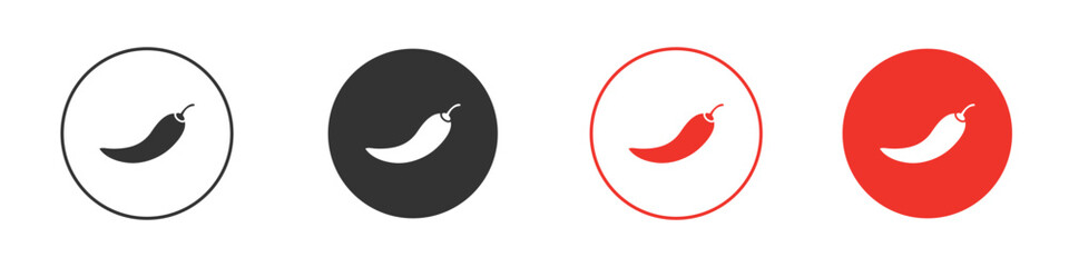 Chilli icon symbol for your website design, logo, app, UI.