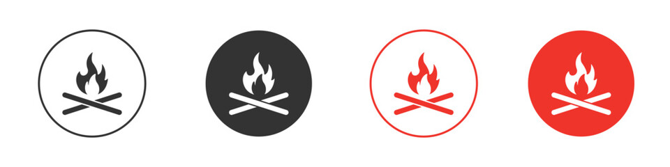 Bonfire icon symbol for your website design, logo, app, UI.