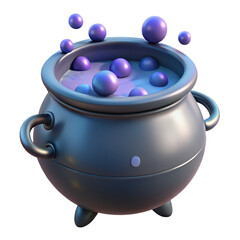 Halloween bubbling cauldron pot
