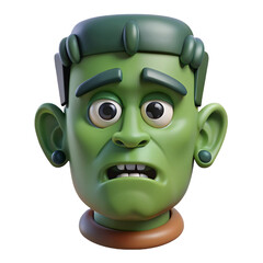 Halloween frankenstein head mask