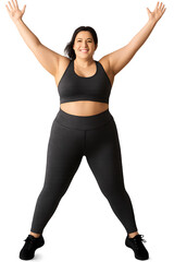 Obraz premium young woman doing yoga