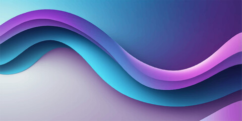 Colorful waves flow across the abstract backdrop with a dynamic and futuristic digital design