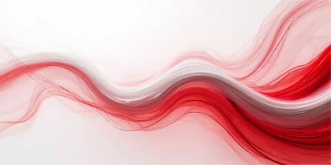 Abstract red background with flowing curves, a texture of light and shadow, and a smooth, artistic feel