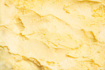 Fototapeta na wymiar Pineapple tropical fruit ice cream texture