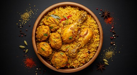 Golden Saffron Symphony