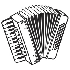 accordion vector