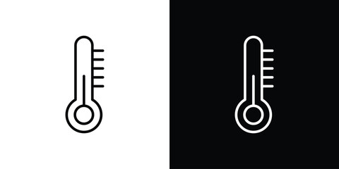 Thermometer icon Illustration. Vector Graphic. EPS 10