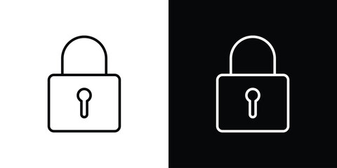 Lock closed icon Illustration. Vector Graphic. EPS 10