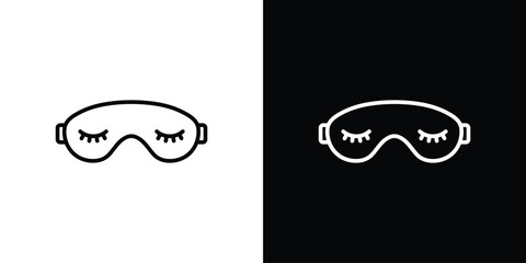 Eye mask icon Illustration. Vector Graphic. EPS 10