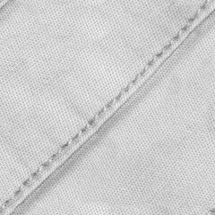 Seamless White Denim fabric with seams, denim jacket, denim pants, for background or fabric sample sale.