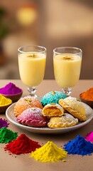 Chromatic Delight: Saffron Dreams