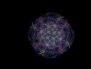 Imaginatory fractal abstract background Image