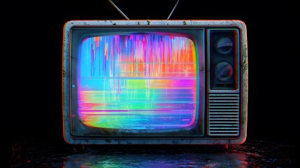 Innovative Standby Animation for Next-Generation Static Television Display with Brilliant, Flowing Colors and Digitally Enhanced Effects