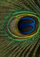 Obraz premium Emerald Eye of the Peacock