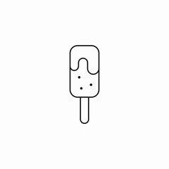 ice cream bar icon sign vector