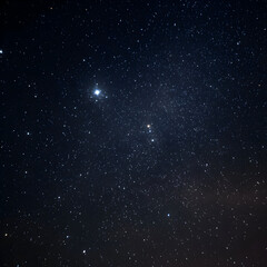 Fototapeta premium Night Sky with Stars and Constellations