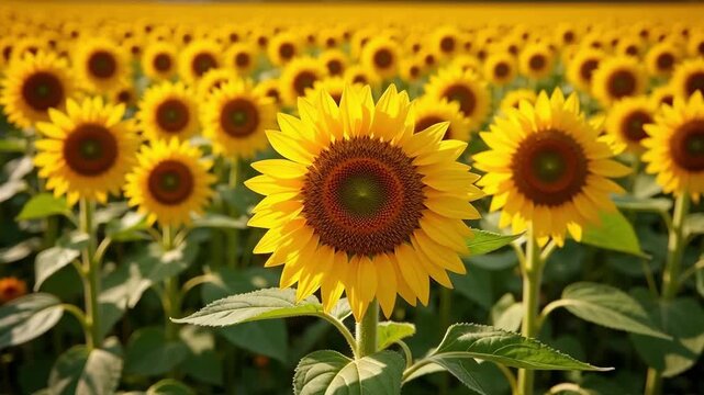 sunflower in the garden