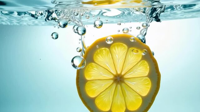 lemon in water